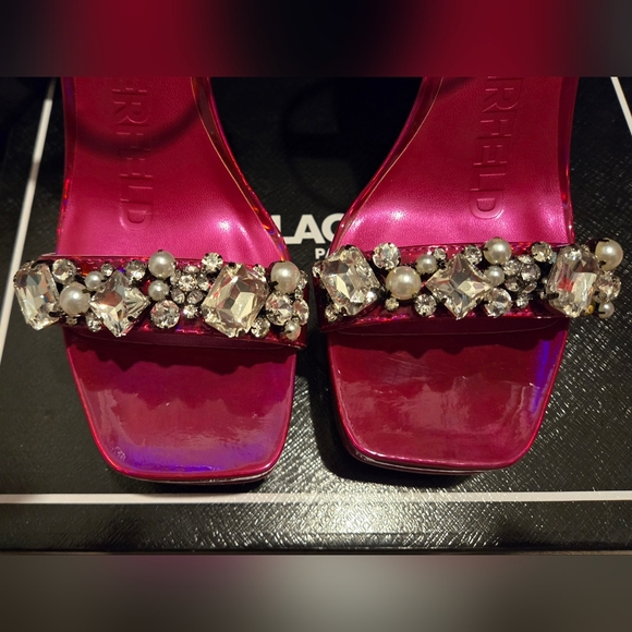 NWT Karl Lagerfeld size 8 1/2  5 inch shoes - Picture 2 of 4